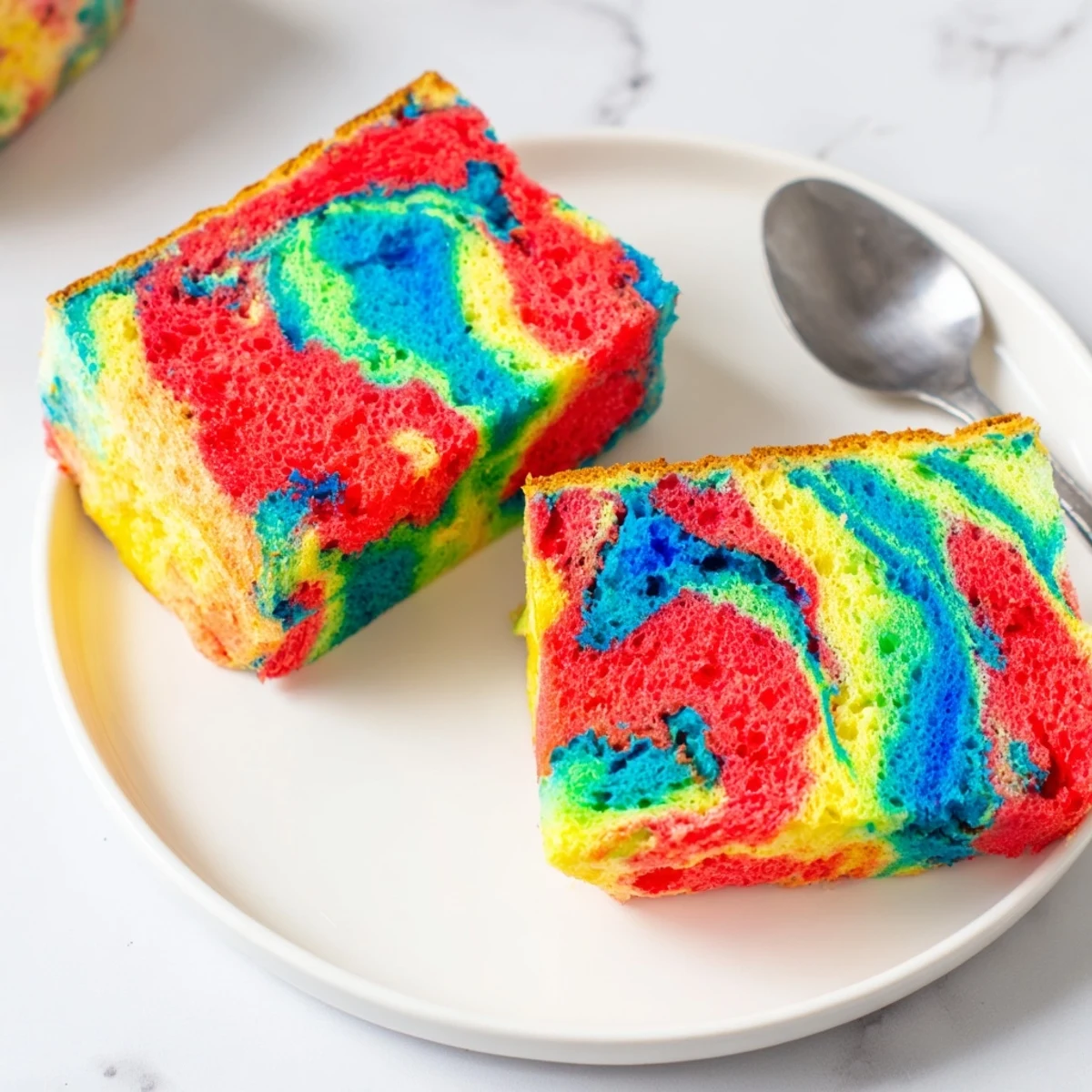 Colorful and airy Cloud Bread recipe, delightful for a fun breakfast experience.  
