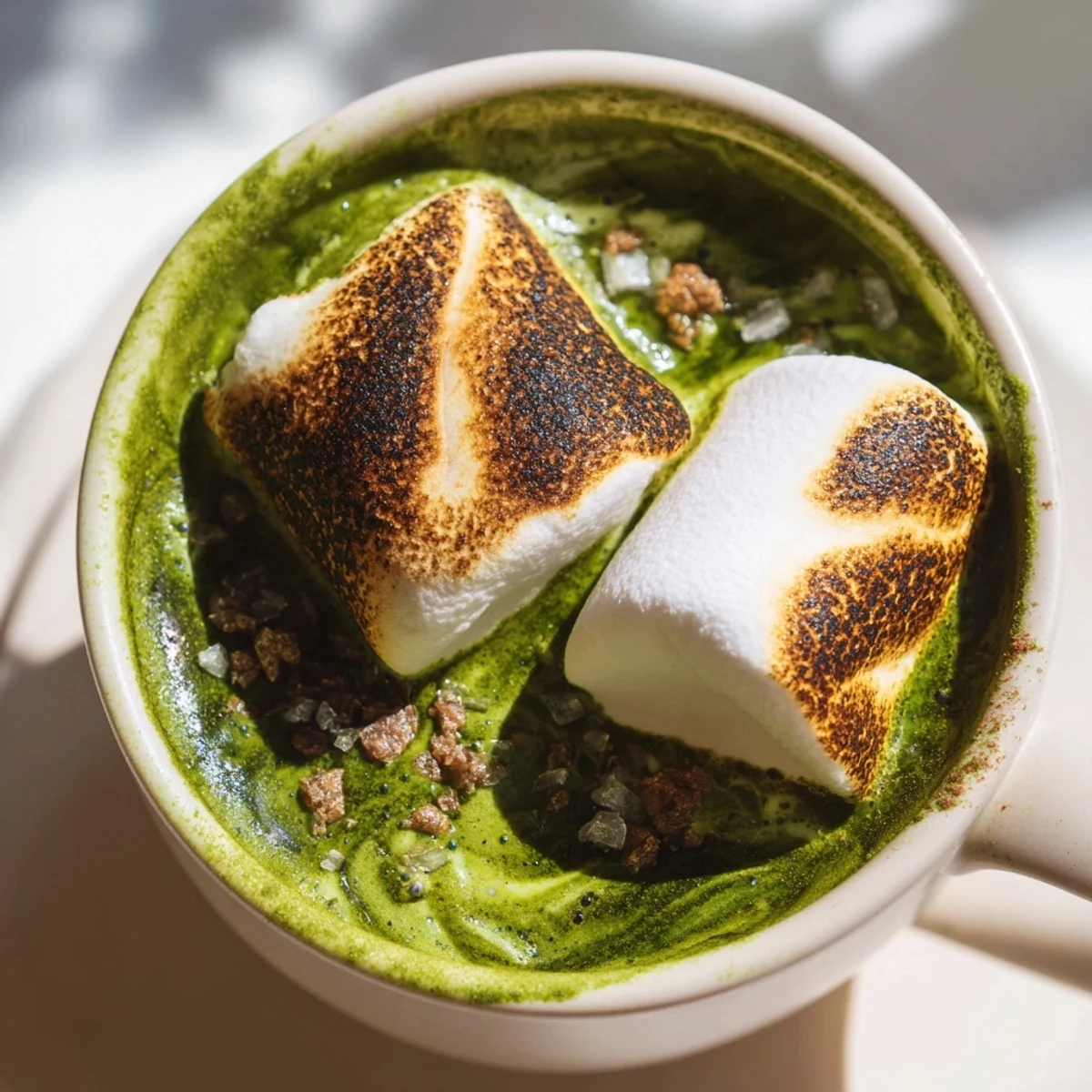 Toasted Marshmallow Matcha Cocoa