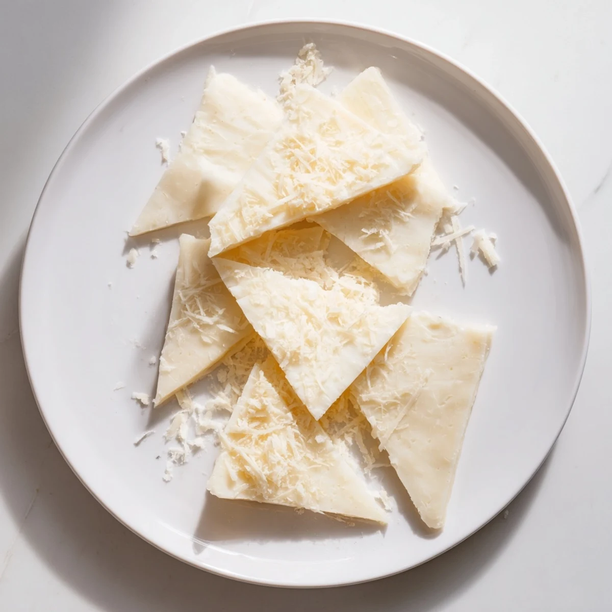 Elegant Snowcapped Range appetizer showcases creamy Brie mountains dusted with Parmesan snow.