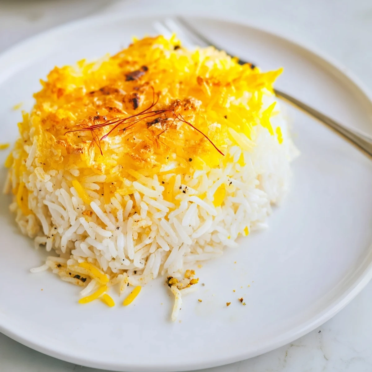 Imagine the crispy, golden tahdig crust: a show-stopping feature of the Persian rice dish.