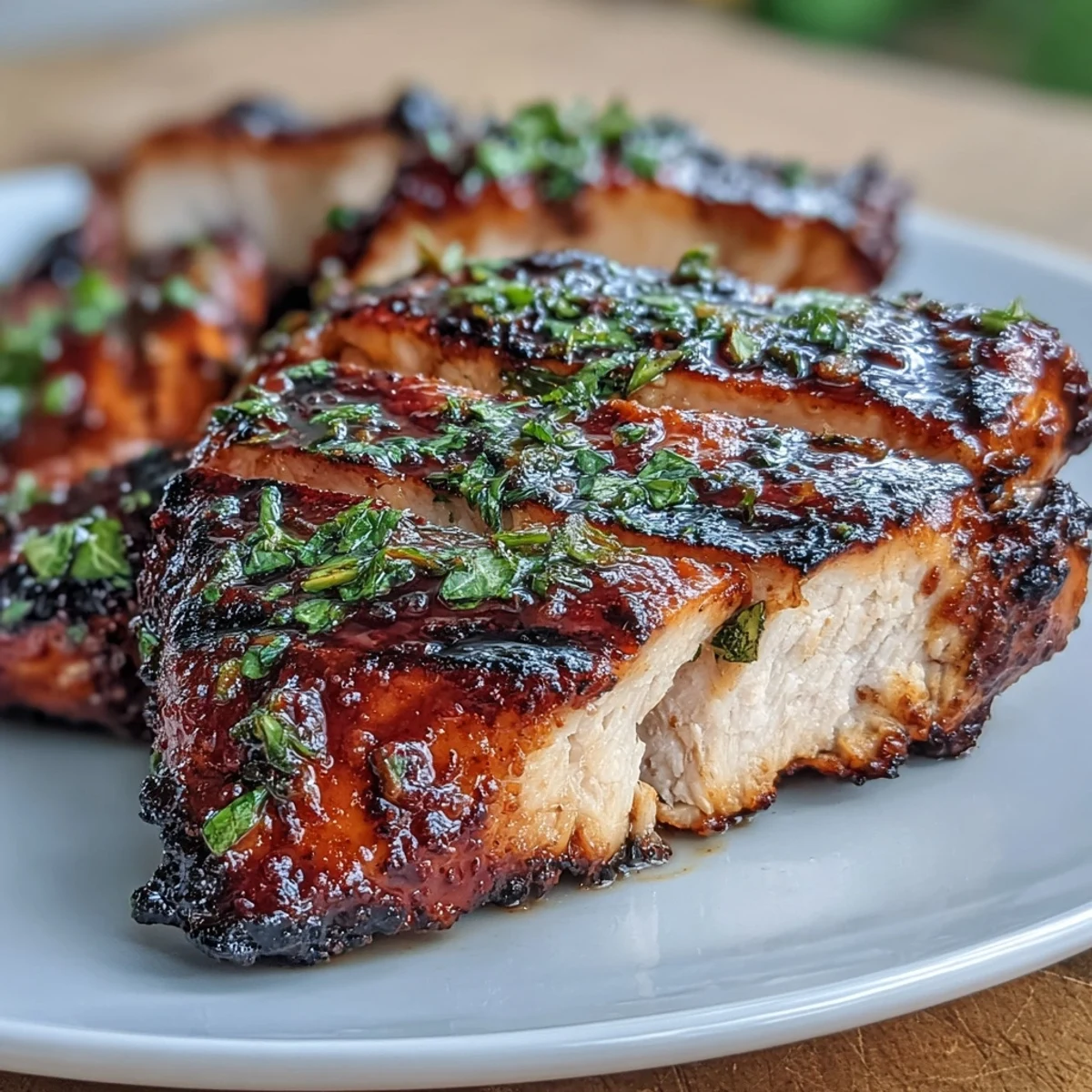 Crispy spiralized cucumber noodles tossed with colorful vegetables and topped with juicy chili-lime grilled chicken for a refreshing, light meal.  