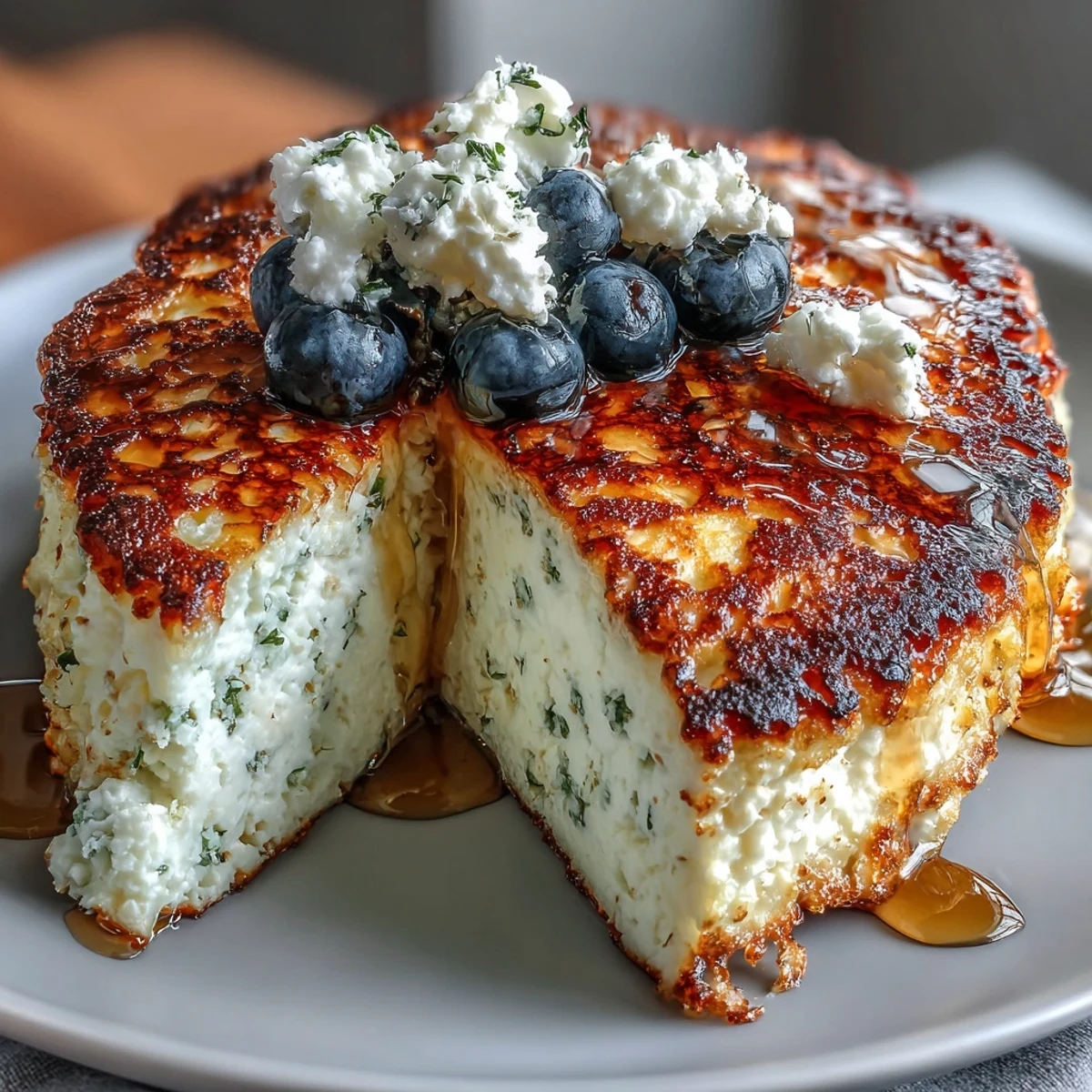 Flourless Cottage Cheese Pancakes