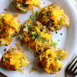 Deliciously savory smashed green onion potato bombs, perfect for a fun appetizer.  