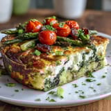 Healthy Easy Spring Veggie Frittata