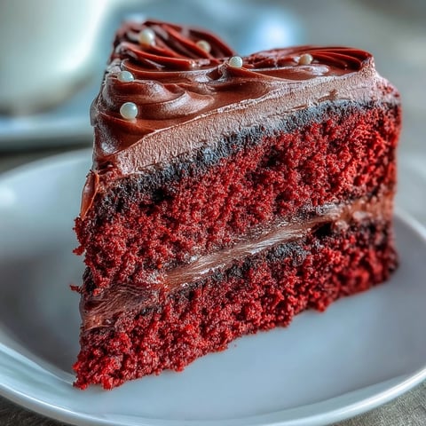Freshly sliced Red Betty Boop Heart Cake reveals soft red crumb layers with velvety cream cheese frosting.