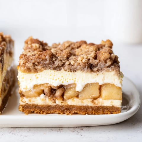 Cinnamon Apple Cheesecake Soda Bars