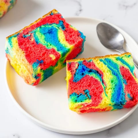 Colorful and airy Cloud Bread recipe, delightful for a fun breakfast experience.  