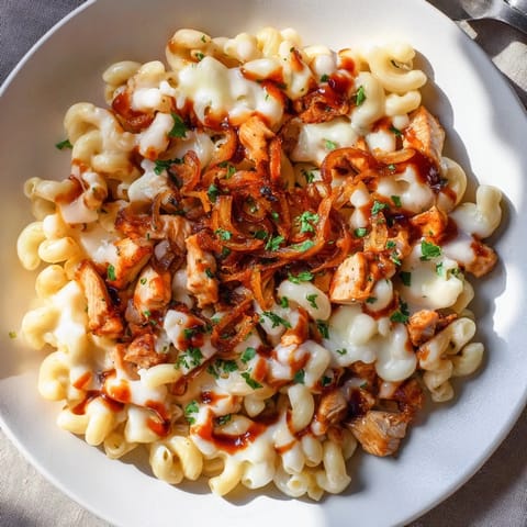 Honey BBQ Chicken Mac Cheese