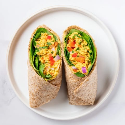 Imagine the satisfying crunch: a Chickpea Salad Wrap, perfect for a quick and healthy lunch.
