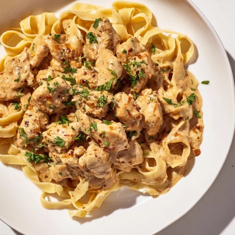 Cowboy butter chicken pasta