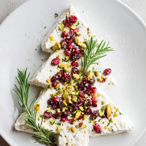 Rosemary Cranberry Christmas Tree