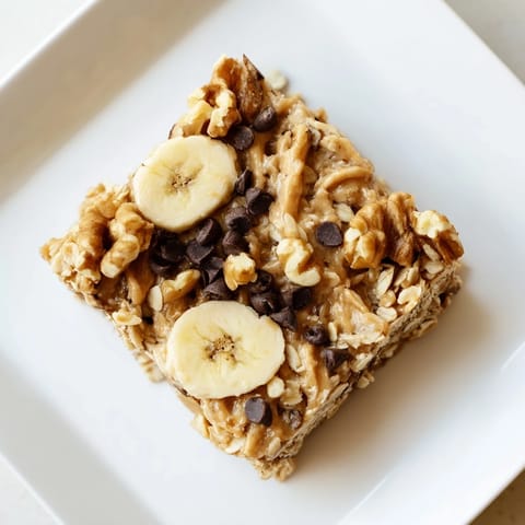 Peanut Banana Oat Bars