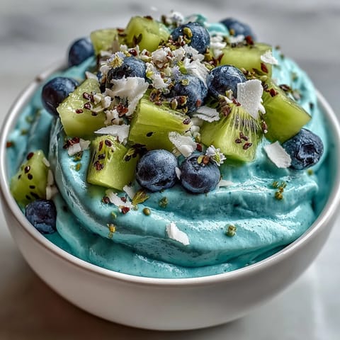 Whimsical Healthy Mermaid Smoothie Bowl