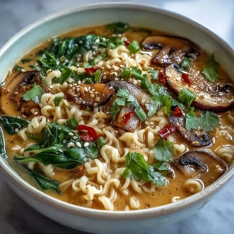 Vegan Coconut Curry Ramen