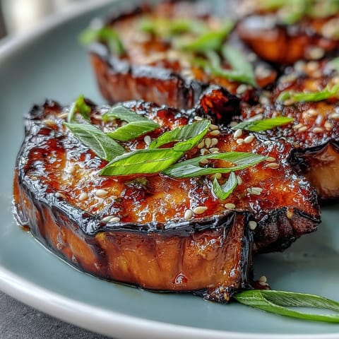 Miso Glazed Eggplant