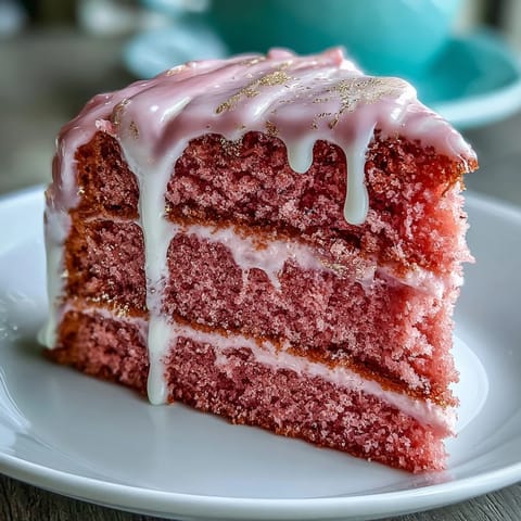 Bridal Shower Rosé Velvet Cake