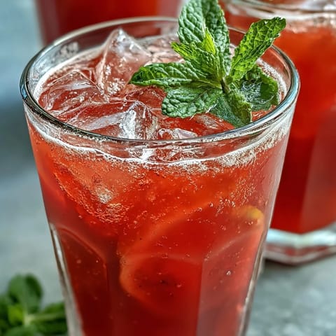 Beet juice naturally colors this refreshing pink lemonade, offering a tangy, cool summer drink.