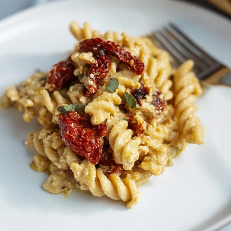 Delicious Baked Feta Pasta 2.0, a fragrant dish bursting with Mediterranean flavors.