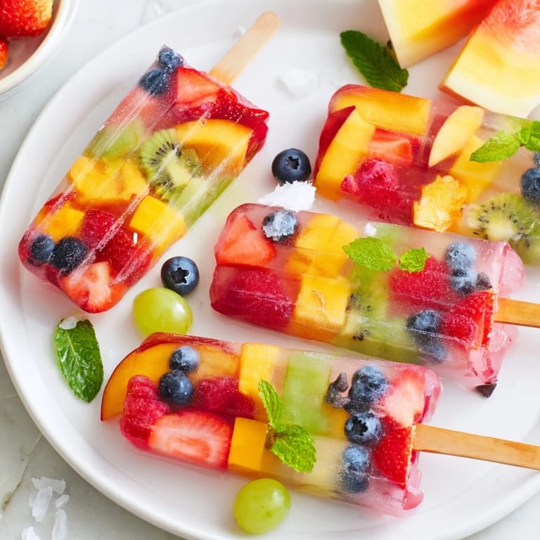 Taste the sweetness! A beautifully arranged Summer Popsicle Board offers refreshing fruit pops and tempting treats.