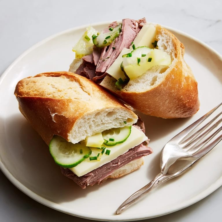 Imagine a close-up of beautifully arranged Festin du Château Royal Sandwiches, ready for a French-inspired luncheon.