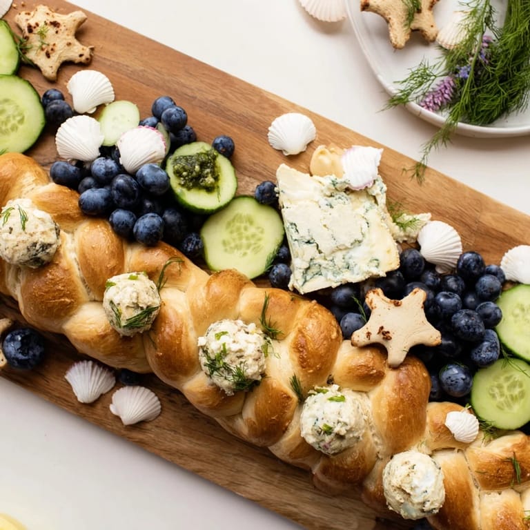 Taste summer with this The Anchor Maritime Board, loaded with fresh fruits, cheese, and a perfect presentation.