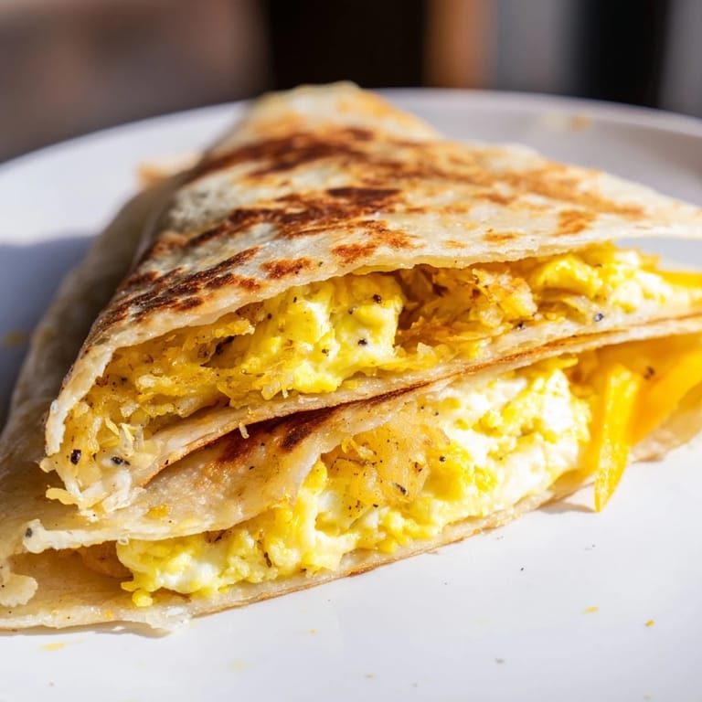 Imagine folding a warm Breakfast Crunchwrap filled with savory eggs and melted cheese inside.