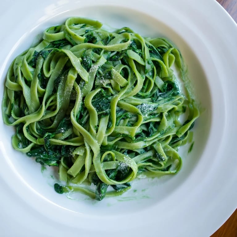 A batch of nutrient-rich spinach pasta dough, perfect for a vegetarian Italian dinner with family.