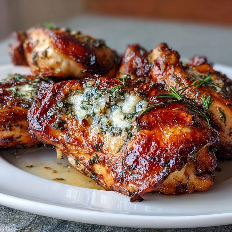 Herb Butter Roast Chicken with Preserved Lemon: juicy whole chicken infused with herb butter, served with tender roasted vegetables and pan juices.